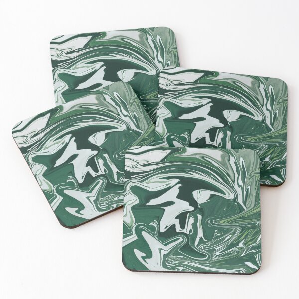Item preview, Liquid Green White Colors designed and sold by mavramova.