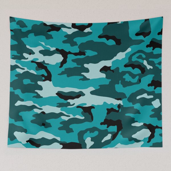 Item preview, Camuflaje azul designed and sold by Àngela Amorós.