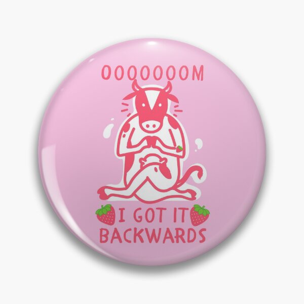 Item preview, Strawberry cow in meditation designed and sold by Vortex810.