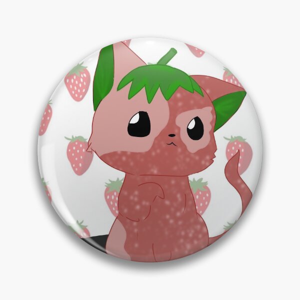 Item preview, Strawberry Cat designed and sold by Ash Granda.