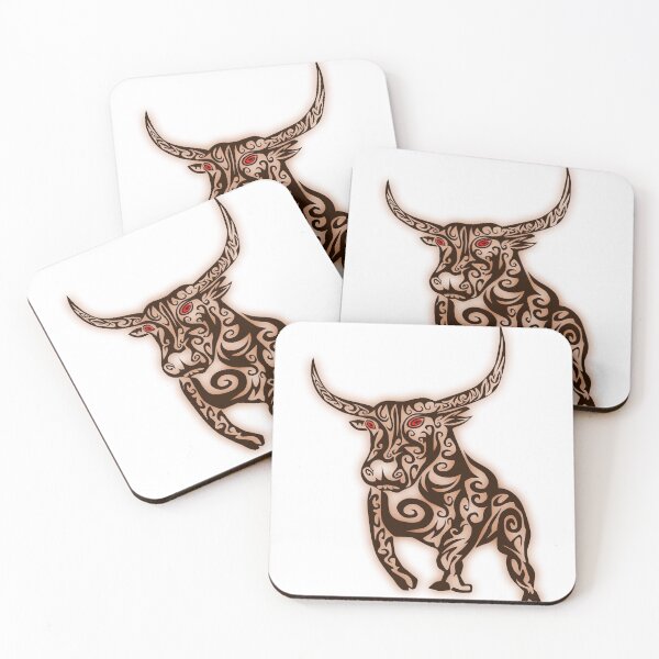 Item preview, Stylized bull cattle designed and sold by greengoodnich.
