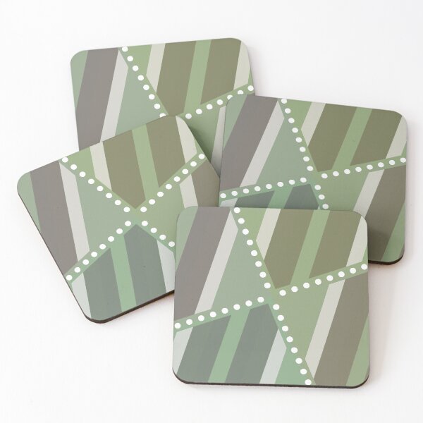 Item preview, Dot stripes modern green designed and sold by Sabine Straka.