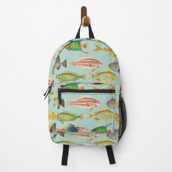 Item preview, The wish of the deep sea explorer - colourful antique fishes designed and sold by UtArt.