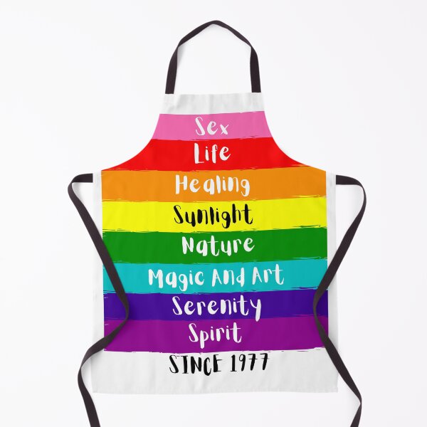 Item preview, Gilbert Baker Pride Flag Meaning designed and sold by ZayZayDesigns.