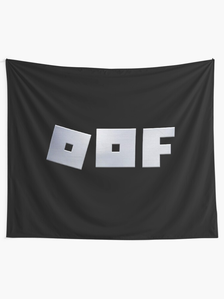 Roblox Logo Game Oof Single Line Metal Texture Gamer Tapestry By Vane22april Redbubble - roblox metal texture