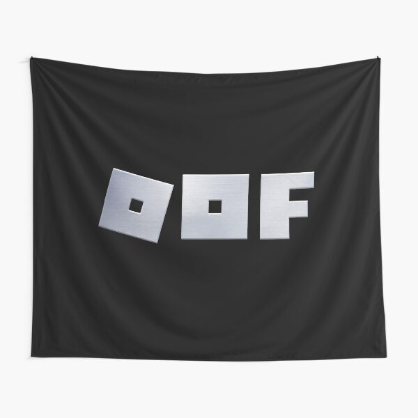 Roblox Logo Game Oof Single Line Metal Texture Gamer Tapestry By Vane22april Redbubble - black iron texture roblox