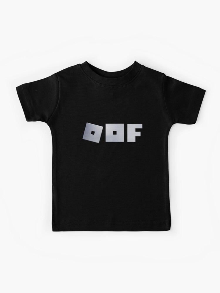 Roblox Logo Game Oof Single Line Metal Texture Gamer Kids T Shirt By Vane22april Redbubble - how to sell t shirts on roblox in game