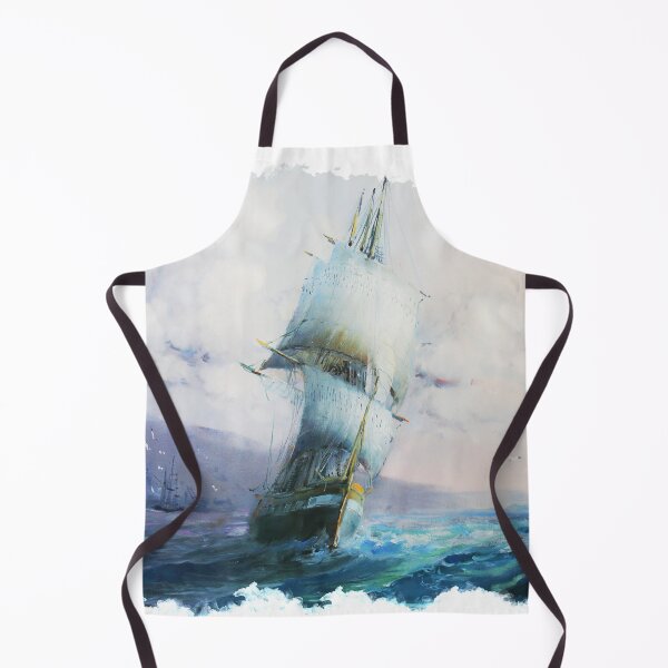 Item preview, Ship in Stormy Sea designed and sold by Ethiyo.