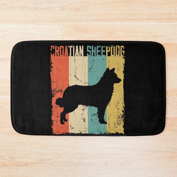 Item preview, croatian sheepdog Vintage Retro Classis Dog Lover Gift designed and sold by rafaeltto.