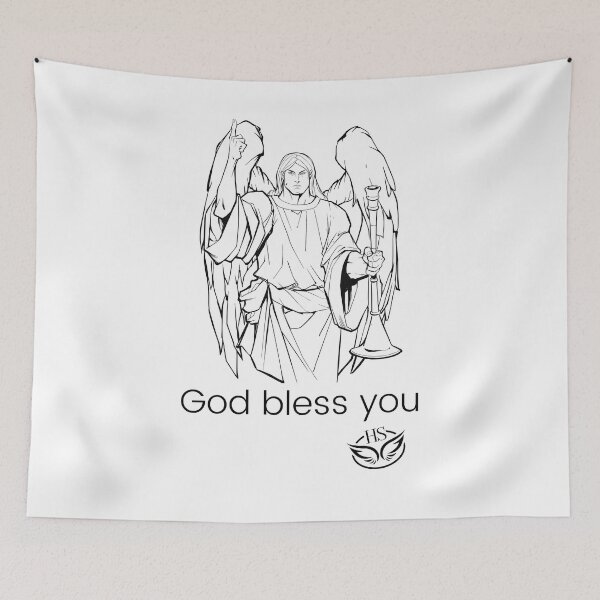 Item preview, Archangel Gabriel says God bless you designed and sold by happystorehs.