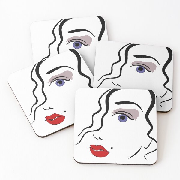 Item preview, Stylized Woman face designed and sold by greengoodnich.
