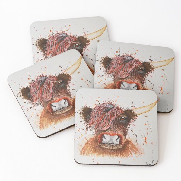 Item preview, Mr Lopsy the Highland Coo designed and sold by Lisatee.