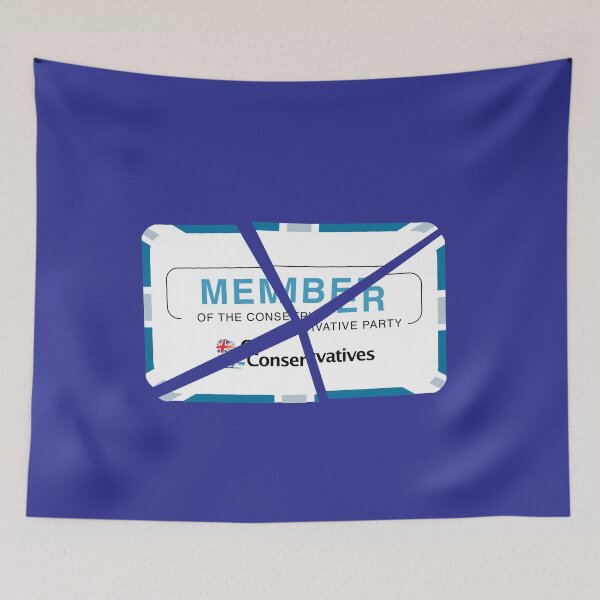 Item preview, Tory party all torn up designed and sold by Civil-Woke.