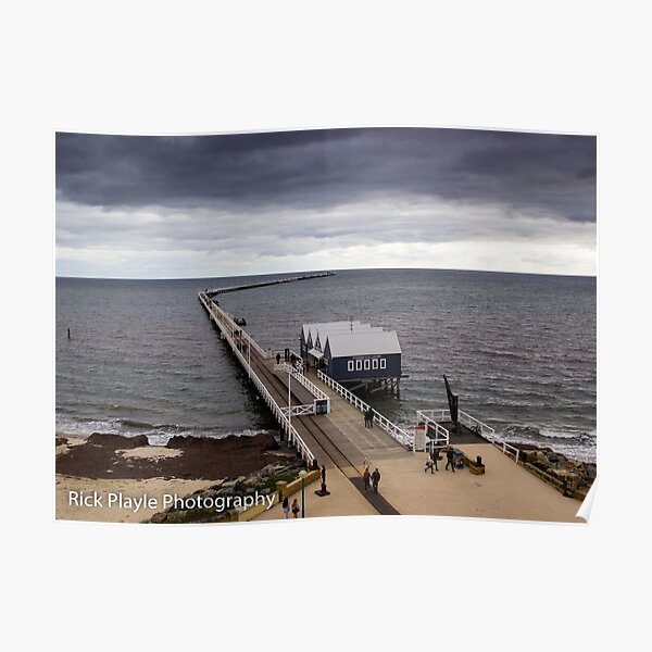 Busselton Jetty In Winter Poster