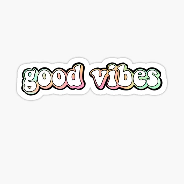 "TIE DYE GOOD VIBES" Sticker for Sale by erisullivan Redbubble