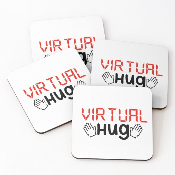 Item preview, Virtual Hug (black & red) designed and sold by abigabhall.