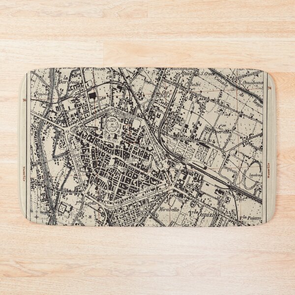 Item preview, Vintage Map of Reggio Emilia Italy (1943) designed and sold by BravuraMedia.