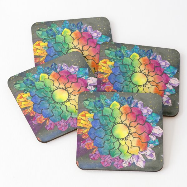 Artikelvorschau, Rainbow crystals entworfen und verkauft von Foenix-Mandalas.
