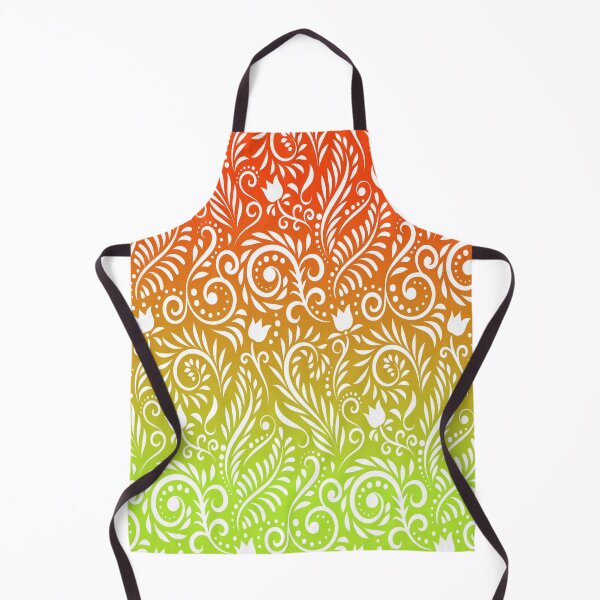 Item preview, Floral and Leaves - Tangerine & Lime (Citrus Lover Collection) designed and sold by CreativityRoams.