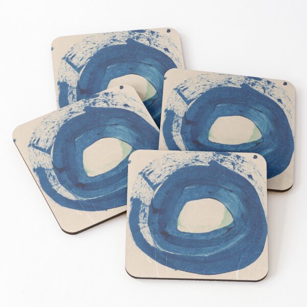 Item preview, Blue Ink Flowing Enso  designed and sold by Elena Ray.