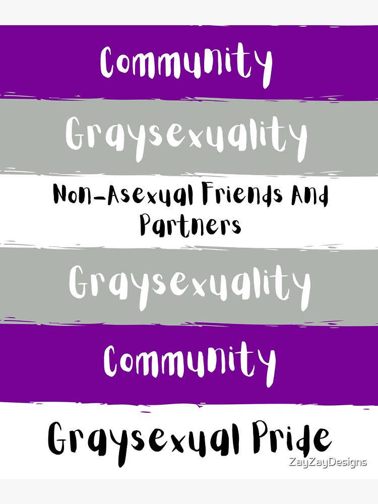 Greysexual Pride Flag Meaning Sticker For Sale By Zayzaydesigns