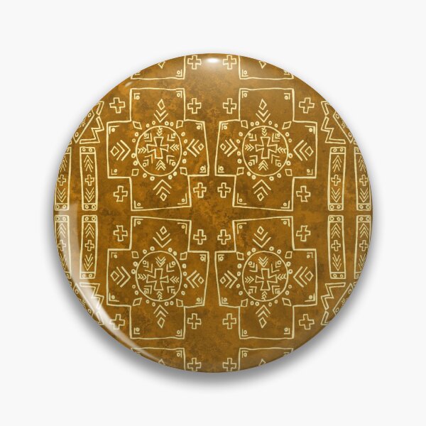 Artikelvorschau, Mali Tribal Mud Cloth, Kreuz und Symbole, Bronze entworfen und verkauft von Palifino.