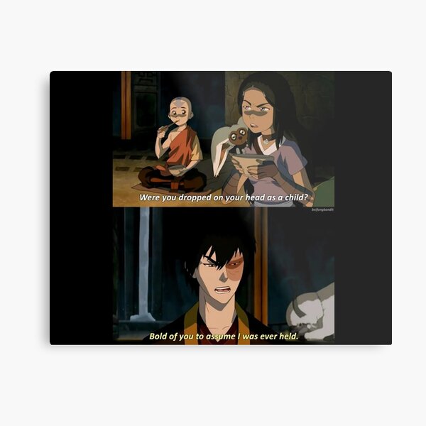 Katara X ng Kissing Adult The Last Airbender Avatar Wallpaper Metal Print By Yeetingyobish Redbubble