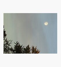 Watch The Bright Moon Photographic Print