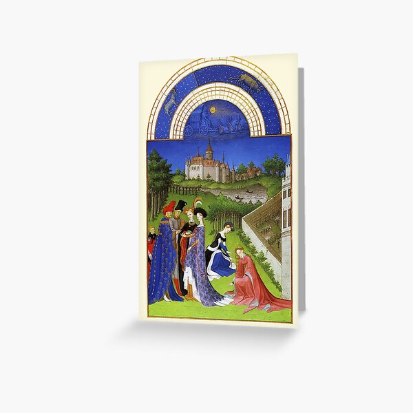 Artikel-Vorschau von APRIL, WIDDER UND STIER Très Riches Heures du Duc de Berry, Stundenbuch, designt und verkauft von BulganLumini.
