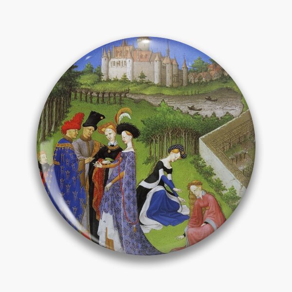 Item preview, APRIL , ARIES AND TAURUS Très Riches Heures du Duc de Berry ,Book Of Hours designed and sold by BulganLumini.
