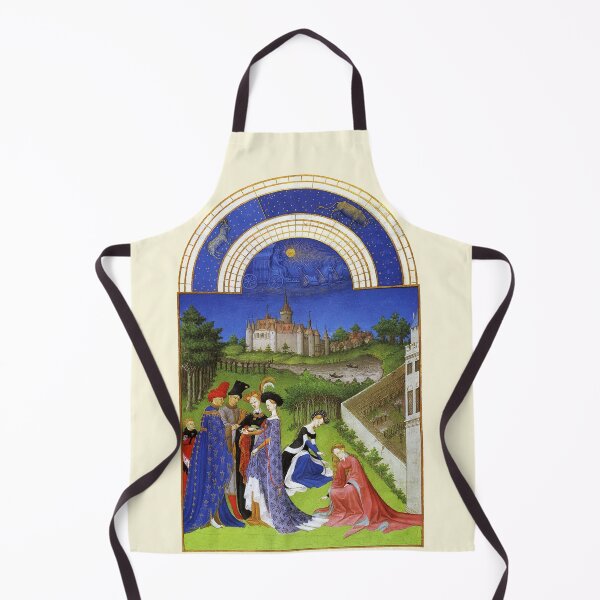 Item preview, APRIL , ARIES AND TAURUS Très Riches Heures du Duc de Berry ,Book Of Hours designed and sold by BulganLumini.