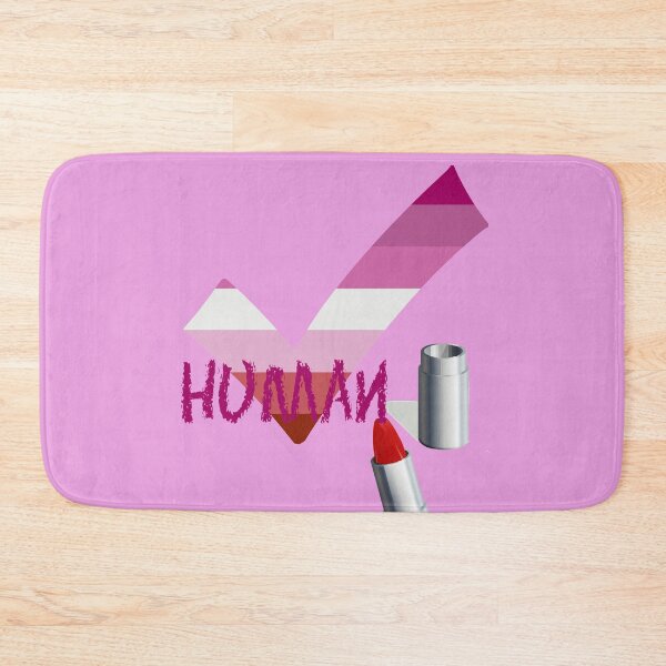 Item preview, Lipstick make up Human check mark LGBT designed and sold by JAZTshirt.