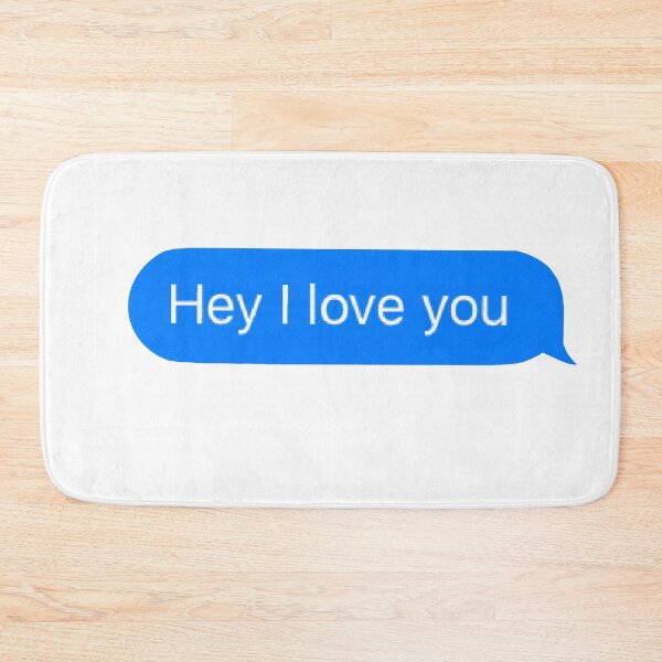 Item preview, Hey I love you Text Message  designed and sold by zoshamarie.