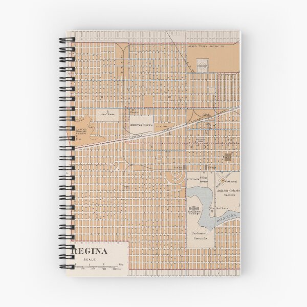 Item preview, Vintage Map of Regina Saskatchewan (1915) designed and sold by BravuraMedia.