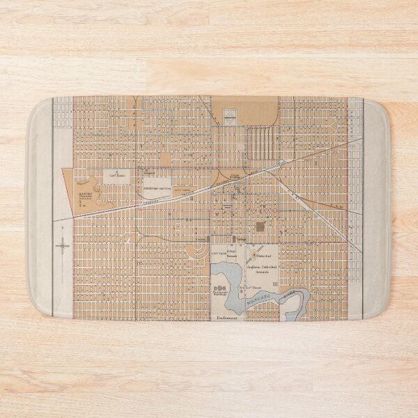Item preview, Vintage Map of Regina Saskatchewan (1915) designed and sold by BravuraMedia.
