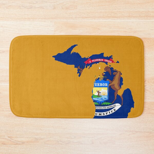 Item preview, Michigan Flag & Mitt designed and sold by Jamiecsmith1986.
