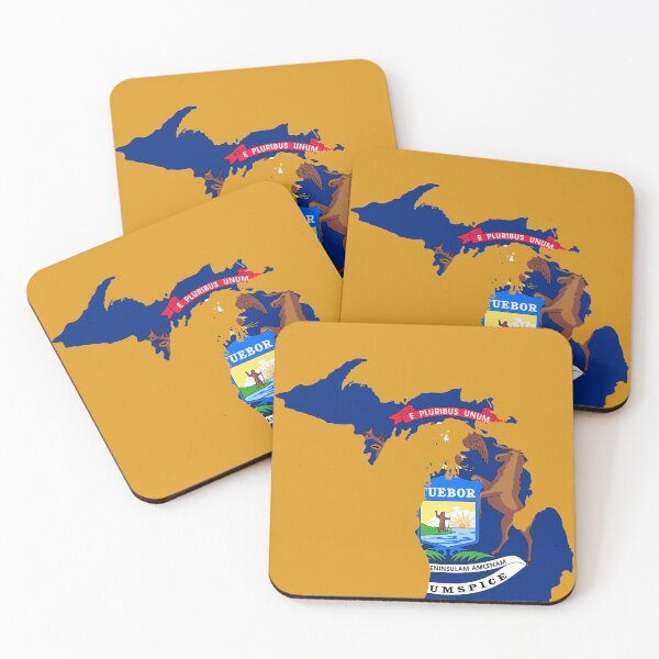 Item preview, Michigan Flag & Mitt designed and sold by Jamiecsmith1986.