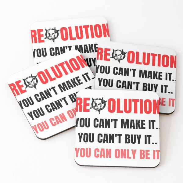 Item preview, revolution anarchy quote designed and sold by MESSASSI.