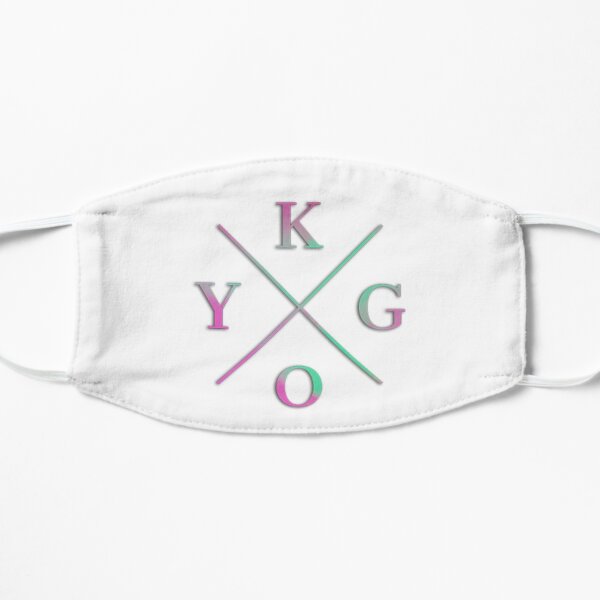 Kygo Logo Mascarilla Mascarilla plana