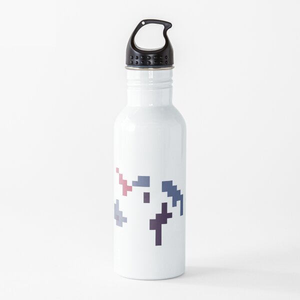 Pixel Orange Octopus Emoji Water Bottle By Doctorhiccups Redbubble - ambulance free leaked roblox