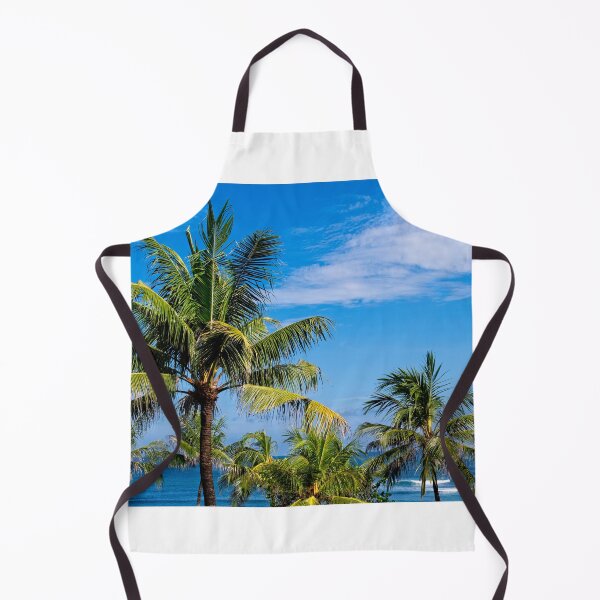 Item preview, Beautiful palm trees with ocean and blue sky image designed and sold by krisgreenwood.
