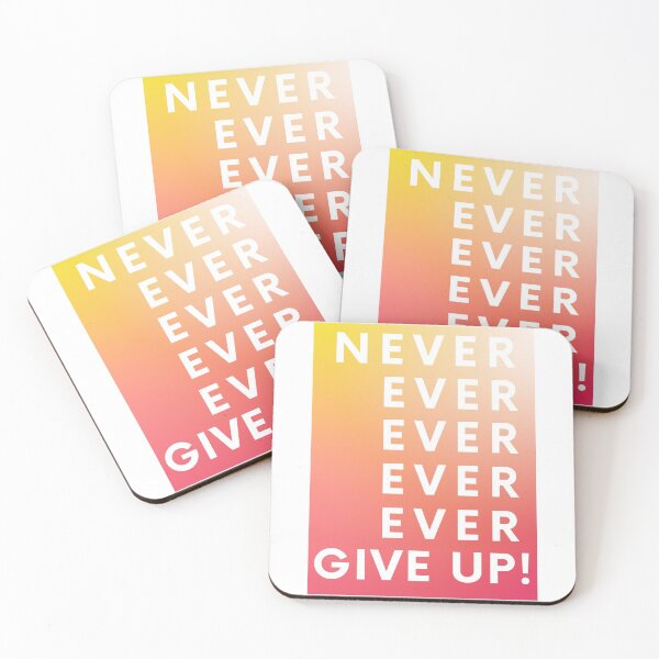 Item preview, Never give up! designed and sold by paul-z-pod.