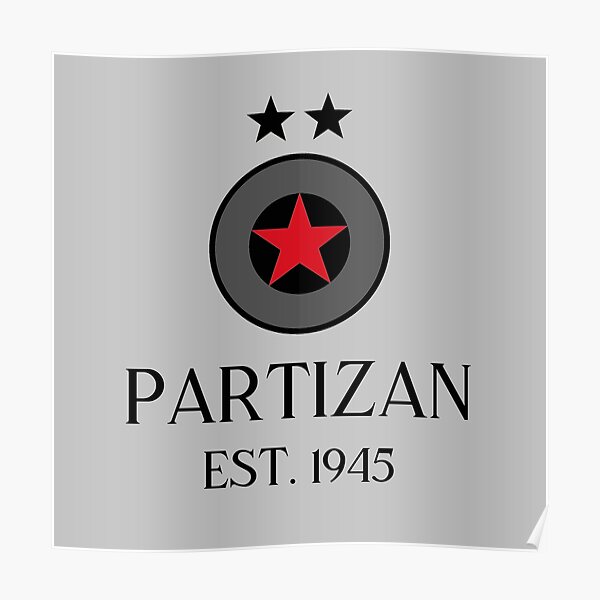 Poster Partizan Redbubble