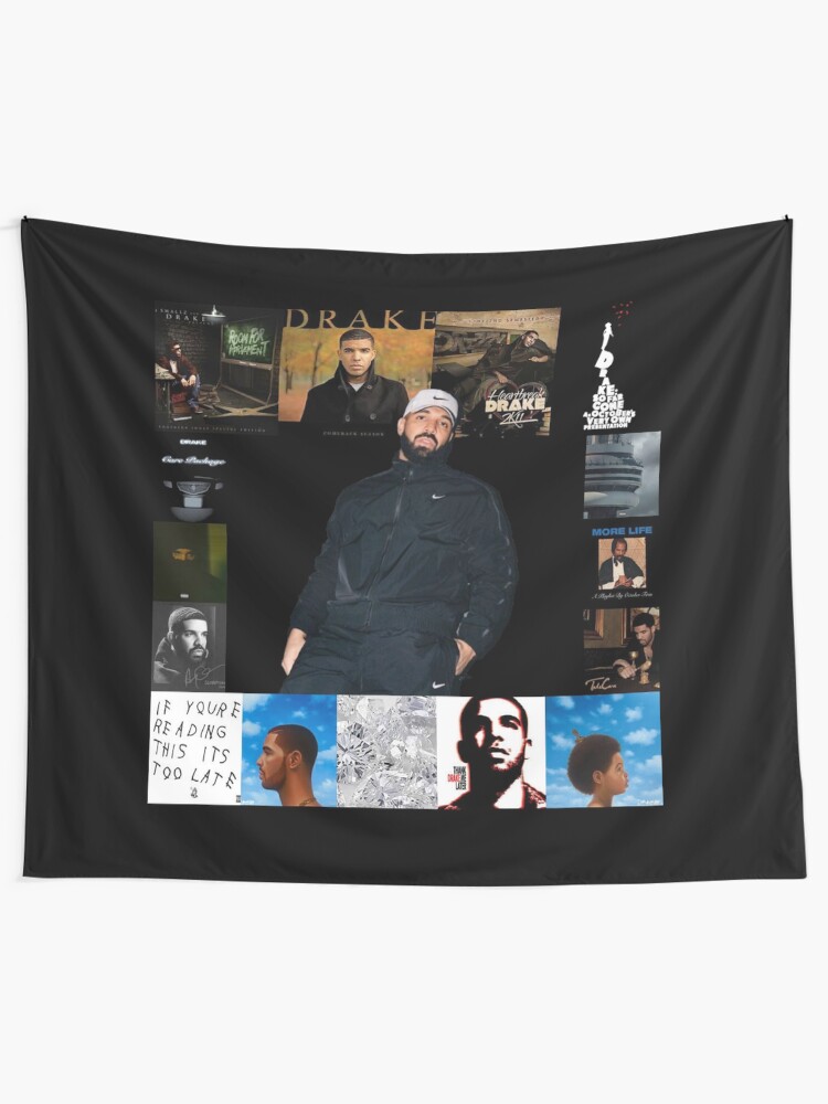 "Drake Albums" Tapestry for Sale by Redbubble