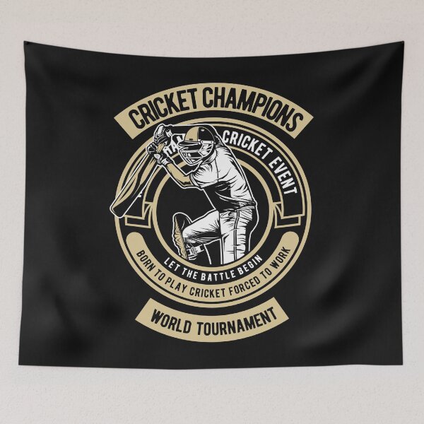 Item preview, Cricket Champions Design designed and sold by ShutEyeShirts.