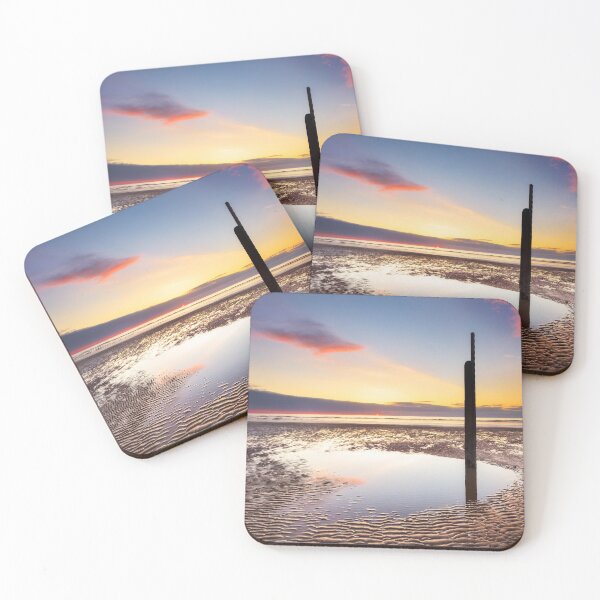 Item preview, Formby Beach Sunset at Low Tide designed and sold by Lenscraft by Robin Whalley.