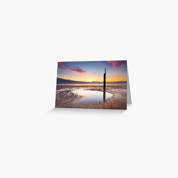 Item preview, Formby Beach Sunset at Low Tide designed and sold by Lenscraft by Robin Whalley.