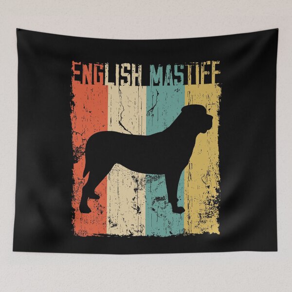 Item preview, english mastiff Vintage Retro Classis Dog Lover Gift designed and sold by rafaeltto.