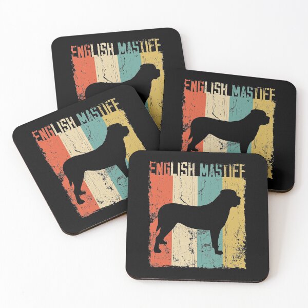 Item preview, english mastiff Vintage Retro Classis Dog Lover Gift designed and sold by rafaeltto.