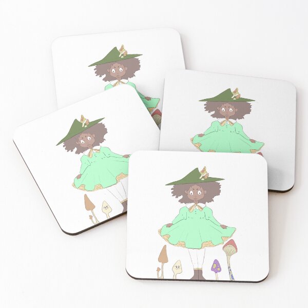 Item preview, mushroom witch designed and sold by Monica Wuhrer.